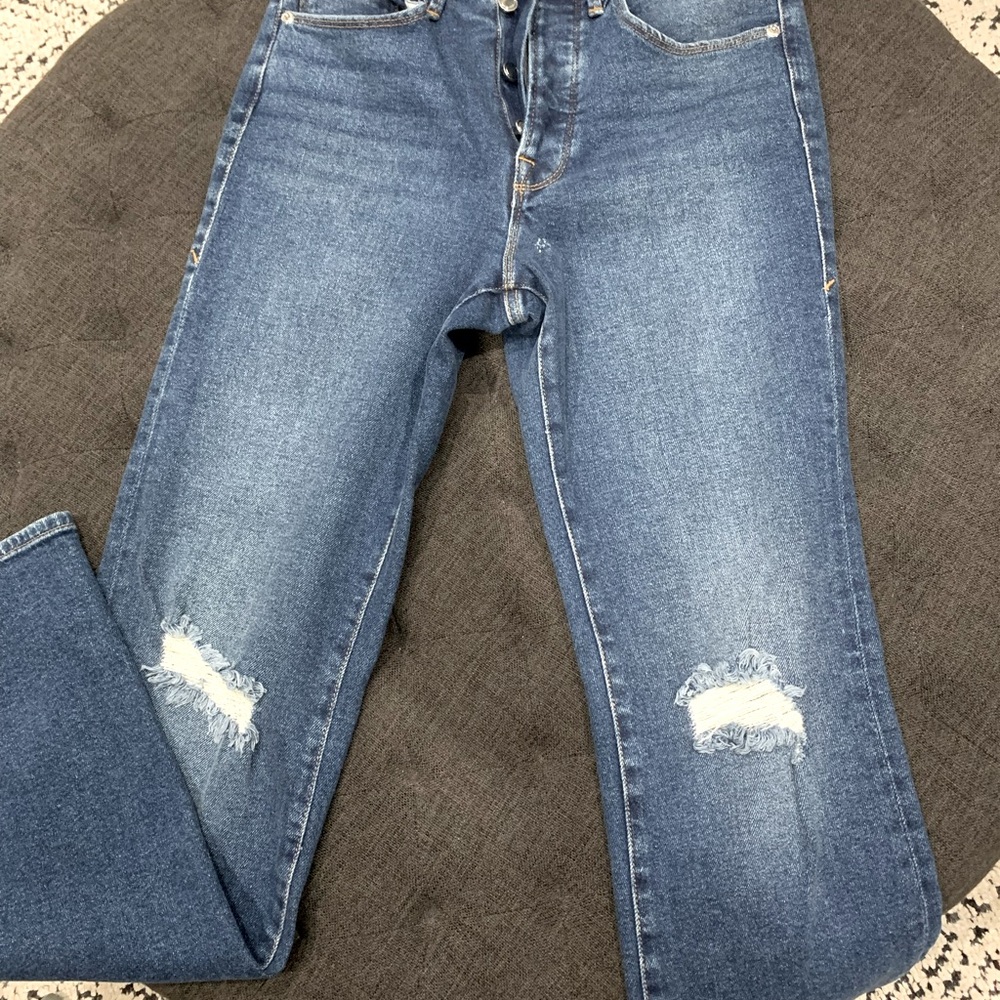 Good American straight length jeans